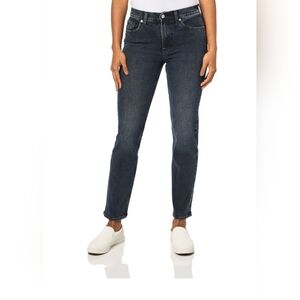 NWT GAP High Rise Straight Dark Wash Cotton Jeans 16/33 Regular